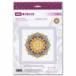 Riolis 1963  kit point de croix compté  Mandala de l énergie  1