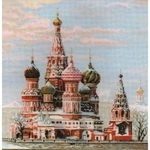 Riolis 1260  kit point croix compté  Cathédrale de Moscou  2