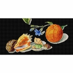 Thea Gouverneur 3061-05  kit point croix  Orange et Mandarine  2