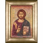 Thea Gouverneur 476  kit point de croix compté  Icöne Christ Pantokrator  1