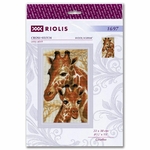 Riolis 1697  kit point de croix compté  Girafes  4