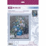 Riolis 2137  kit point croix  Bouquet printanier daprès Renoir  1