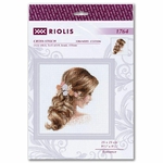Riolis 1764  kit point croix  Romantique  1