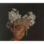 Thea Gouverneur 948  kit point croix   Danseuse Balinaise   2