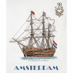 Thea Gouverneur 2020  kit point de croix  Sail 1990 Amsterdam