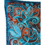 Riolis 2183  kit point croix  Coussin  Panneau Motifs Persans  2