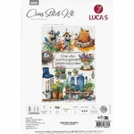 Luca-S B2424  kit point croix compté  Plantes de jardin  1
