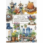 Luca-S B2424  kit point croix compté  Plantes de jardin