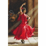 Letistitch 8023  kit point de croix compté  Flamenco