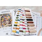 Letistitch L8079  kit point croix compté  Alcôve Néo Classique  1