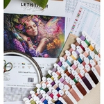 Letistitch 8081  kit point croix compté  Lit de Fleurs  3