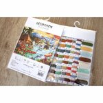 Letistitch 925  kit point de croix compté  La vie de lîle  1
