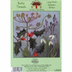 Bothy Threads LSS04  Fleurs dhiver  kit point lancé  1