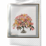 Thea Gouverneur 1084  kit point croix  Bouquet printanier  1