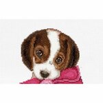 Thea Gouverneur 732  kit point croix  Puppy love  2