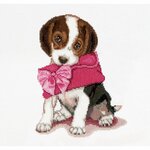 Thea Gouverneur 732  kit point croix  Puppy love