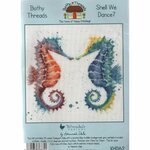Bothy Threads  XHD62  kit point de croix compté  Hippocampes  4