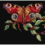 Thea Gouverneur 439-05  papillon  kit point de croix compté  1
