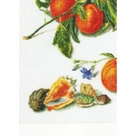 Thea Gouverneur 3061  kit point croix  Orange et Mandarine  5