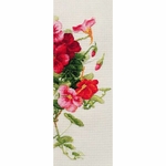 LanSvit  A003  kit point de croix compté  Fleurs de capucines  4
