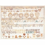 Thea Gouverneur 2066   Sampler 1842  kit point croix