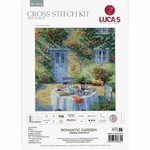 Luca-S BU5055  kit point croix  Jardin romantique  1