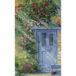 Luca-S BU5055  kit point croix  Jardin romantique  3