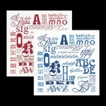 Thea Gouverneur 3045  kit point de croix compté  Sampler ABC