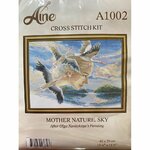 Aine  A1002  kit point croix compté Mére nature Sky  3