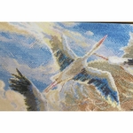 Aine  A1002  kit point croix compté Mére nature Sky  6