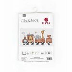 Luca-S B1190  kit point de croix compté  Voyage en train  1