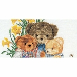 Thea Gouverneur 2048  kit point de croix compté  Nounours  2