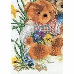 Thea Gouverneur 2048  kit point de croix compté  Nounours  3