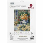 Luca-S BU5056  kit point croix compté  Coin de jardin  1