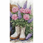 Luca-S B7036  kit point croix  décoration de jardin  3