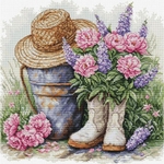 Luca-S B7036  kit point croix  décoration de jardin