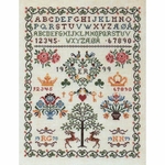 Eva Rosenstand 12-538  kit point croix compté  Sampler