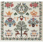 Eva Rosenstand 12-538  kit point croix compté  Sampler  4