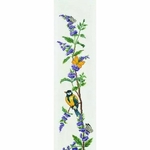 Eva Rosenstand 13-264  kit point croix compté  Décors fleurie  2
