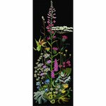Thea Gouverneur 821-05  kit point de croix compté  Fleurs sauvage