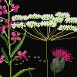 Thea Gouverneur 821-05  kit point de croix compté  Fleurs sauvage  4