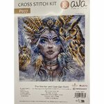 Ava  P077  kit de point croix compté  Les hiboux guerriers  4