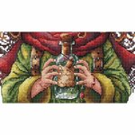 Ava P060  kit de point croix compté  Bouteille mystérieuse  2
