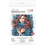 Ava  P032  kit de point croix compté  Carminea gardien du crista  2