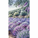 Ava P031  kit de point croix  Parfum de Provence  3