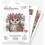 Ava P028  kit de point croix compté  Le hibou  1
