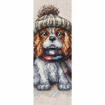 Ava P037  kit de point croix compté  Cavalier King charles  3