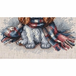 Ava P037  kit de point croix compté  Cavalier King charles  4