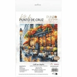 Ava  P051  kit de point croix compté  Café en automne  1