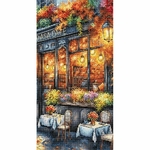 Ava  P051  kit de point croix compté  Café en automne  3